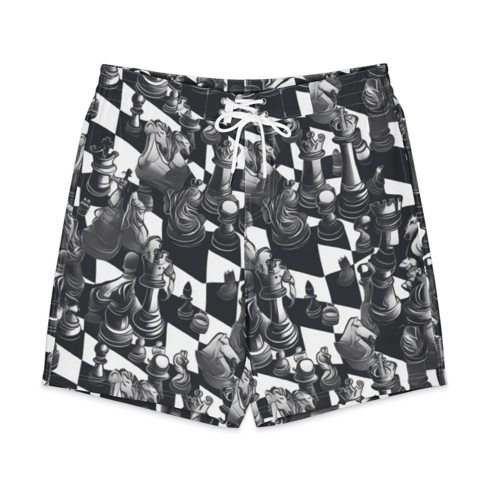 Midnight Gambit on Men's Board Shorts — Front