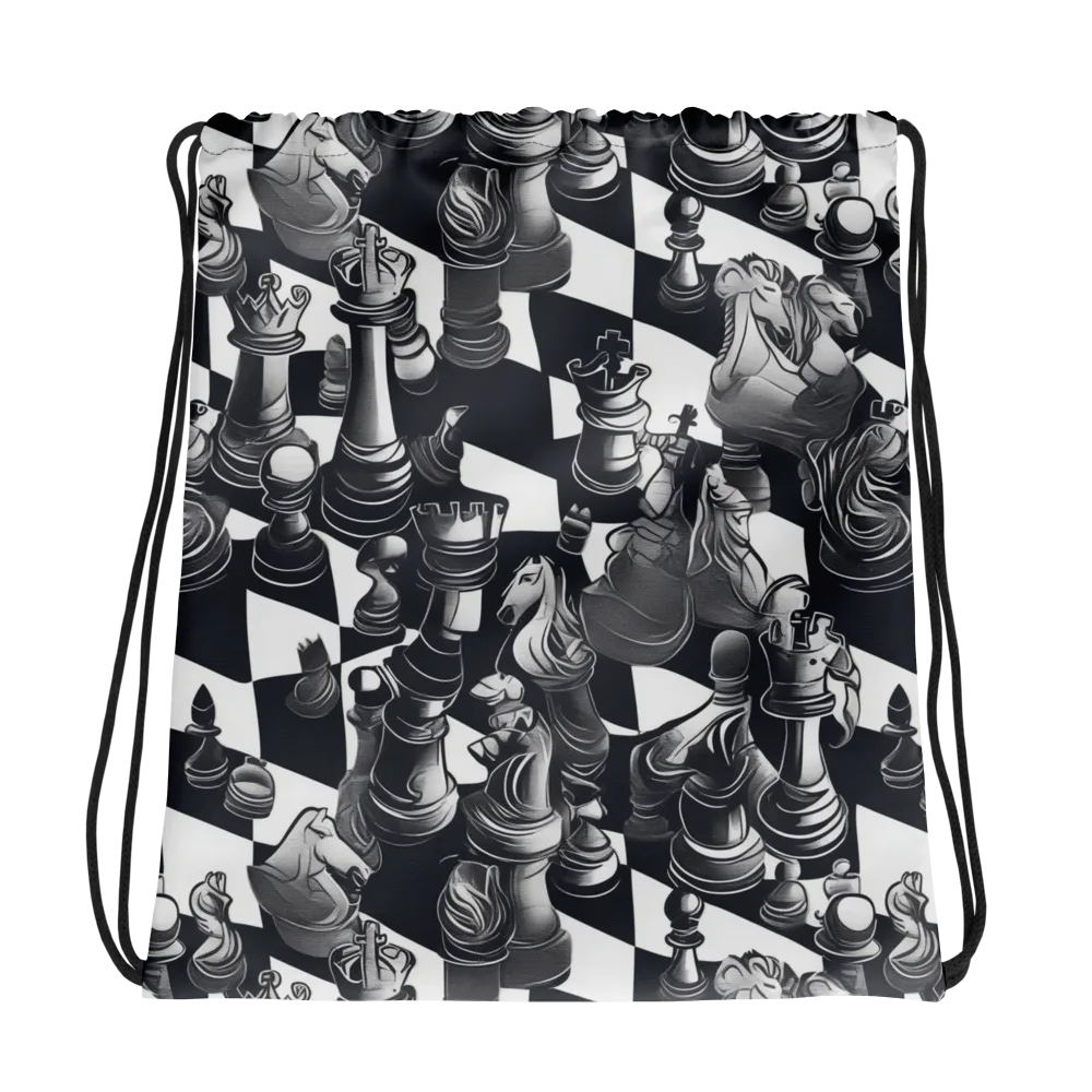 Midnight Gambit on Drawstring Bag — Photo