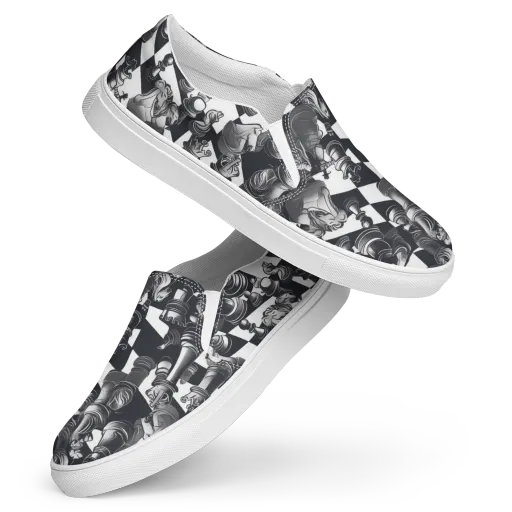 Midnight Gambit on a Women's Slip-On Canvas Shoes