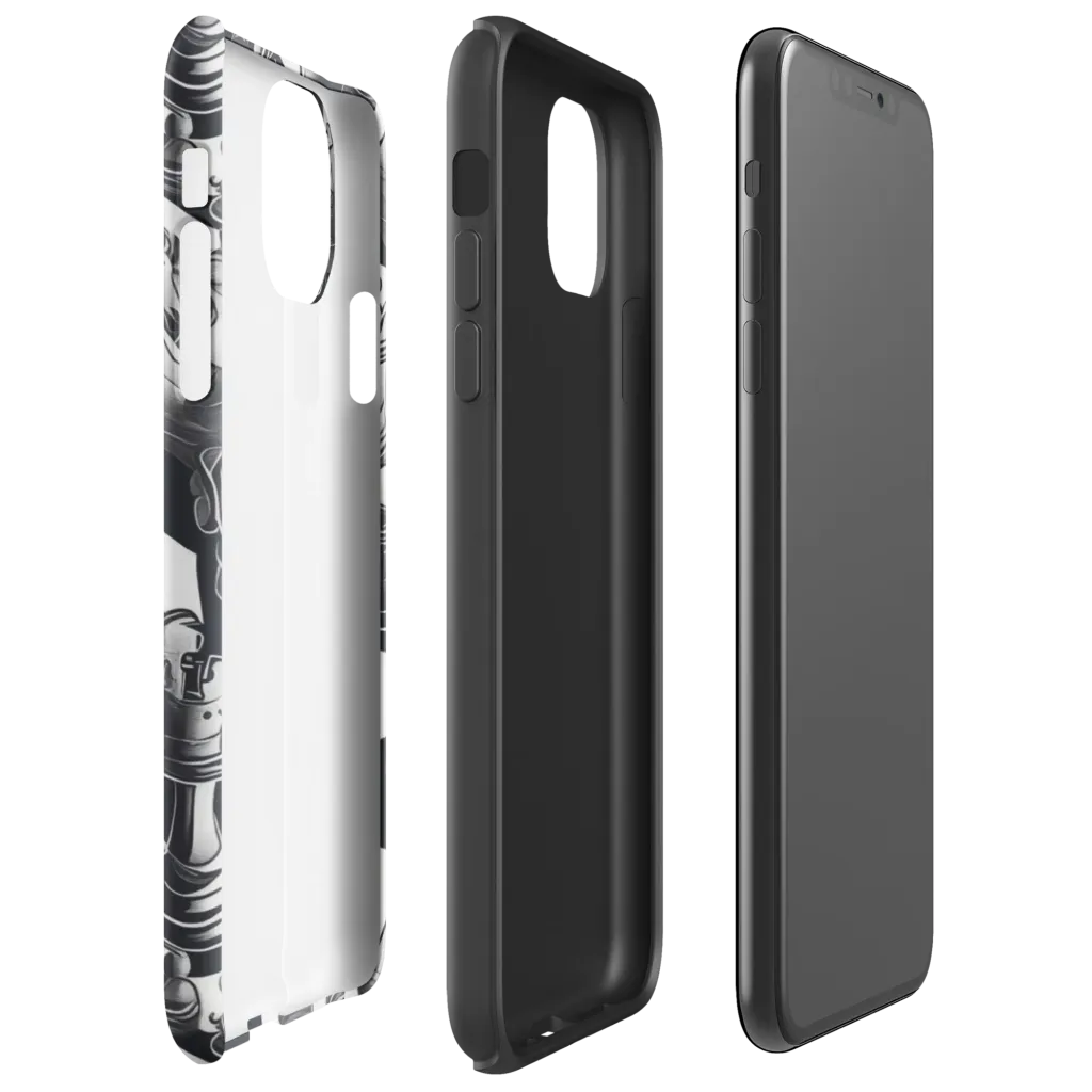 Midnight Gambit on Tough Case for iPhone® — Right