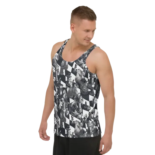 Midnight Gambit on a Men's Tank Top