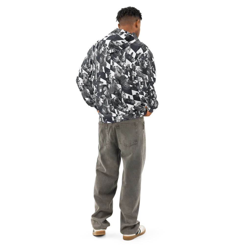 Midnight Gambit on Cotton Hoodie — Back
