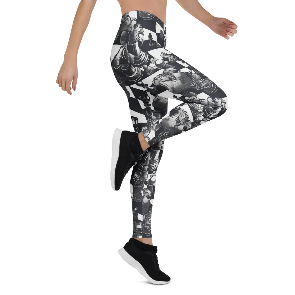 Midnight Gambit on Leggings — Right