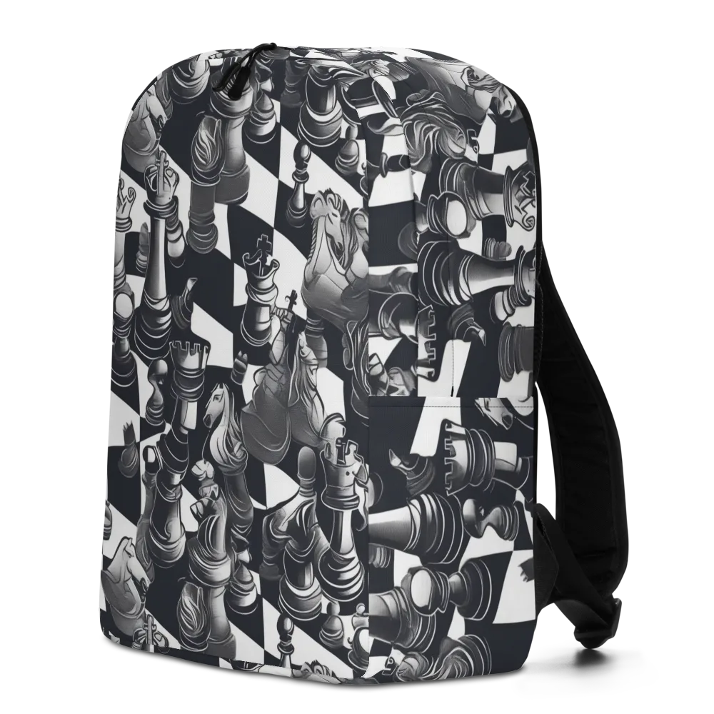 Midnight Gambit on Minimalist Backpack — Left