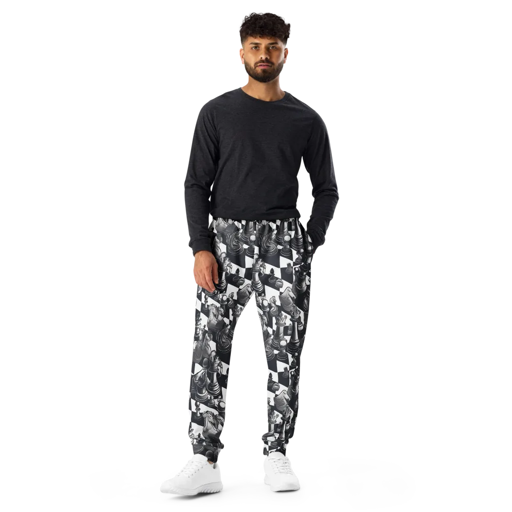 Midnight Gambit on Men's Joggers — Front