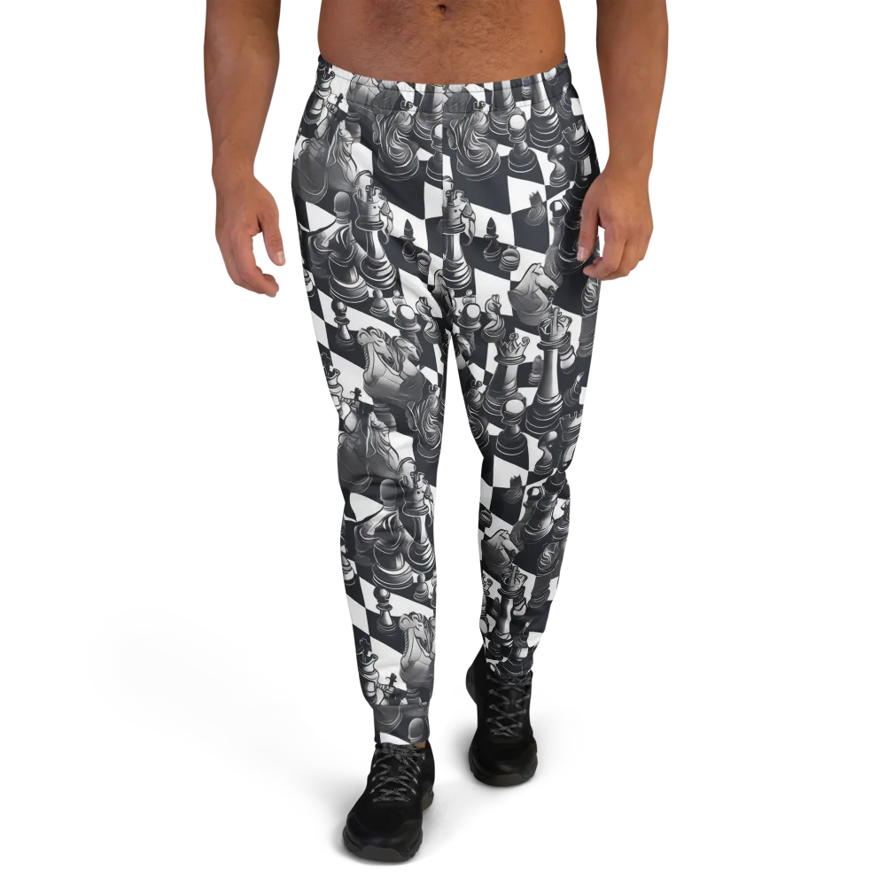 Midnight Gambit on Men's Joggers — Front