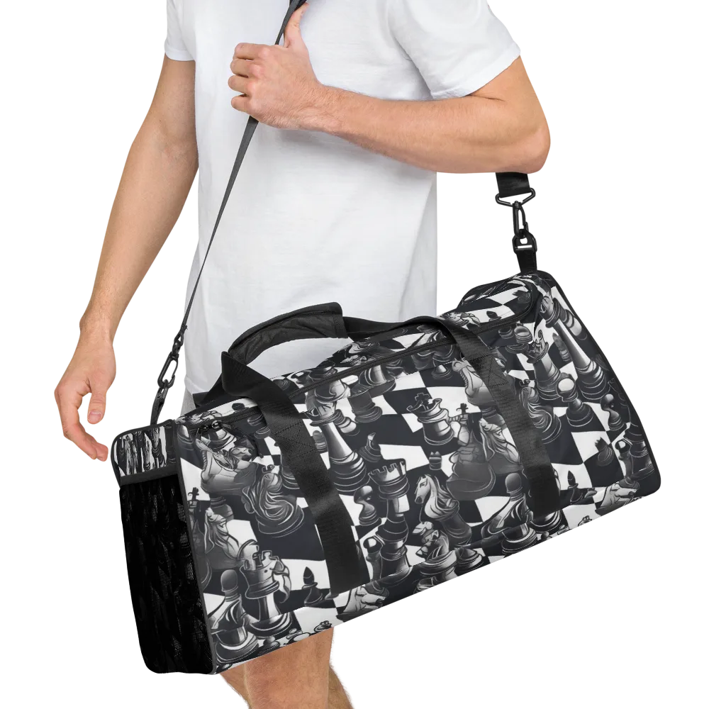 Midnight Gambit on Duffle Bag — Right Front