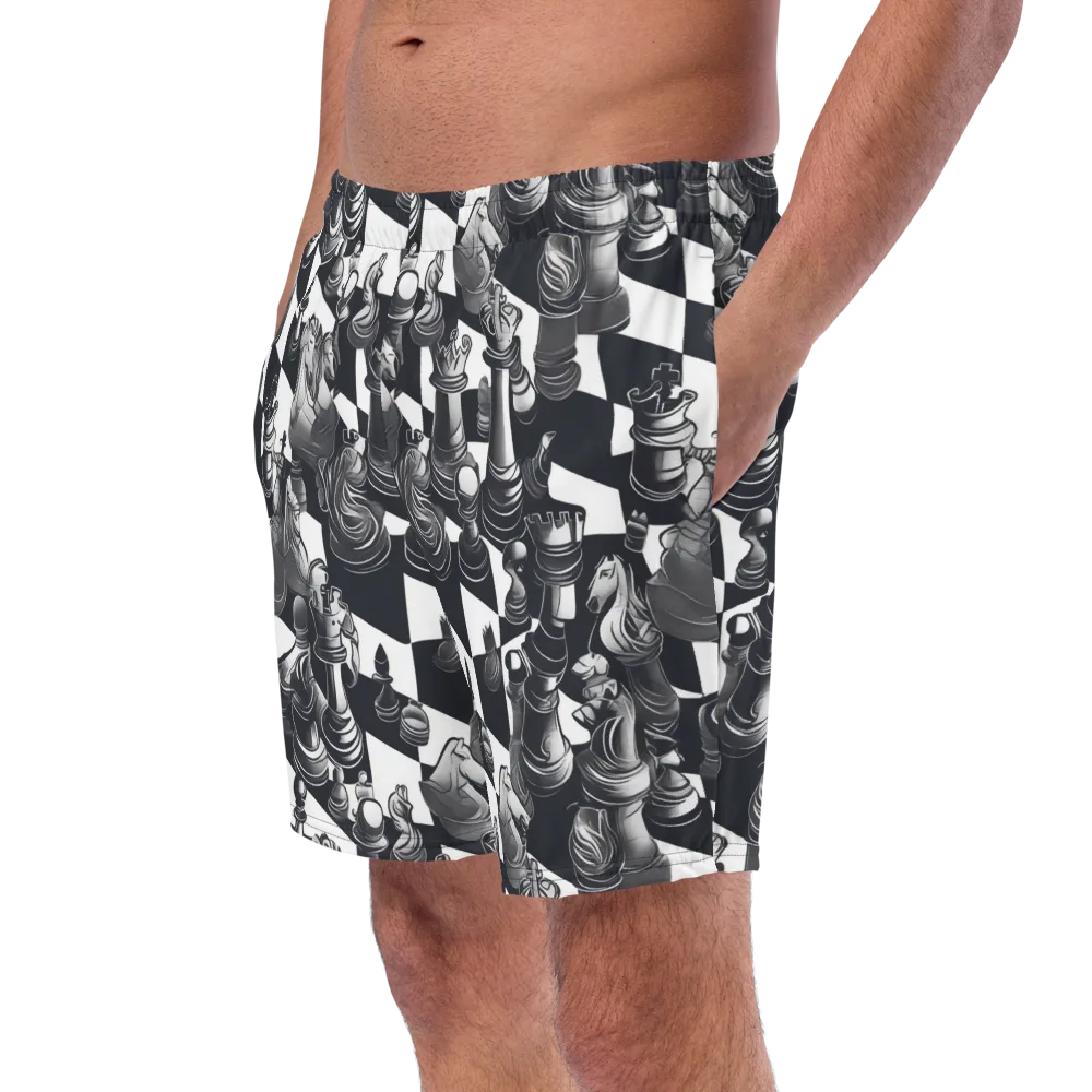 Midnight Gambit on Swim Trunks — Left Front