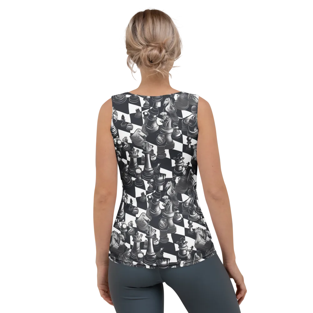 Midnight Gambit on Women's Tank Top — Back