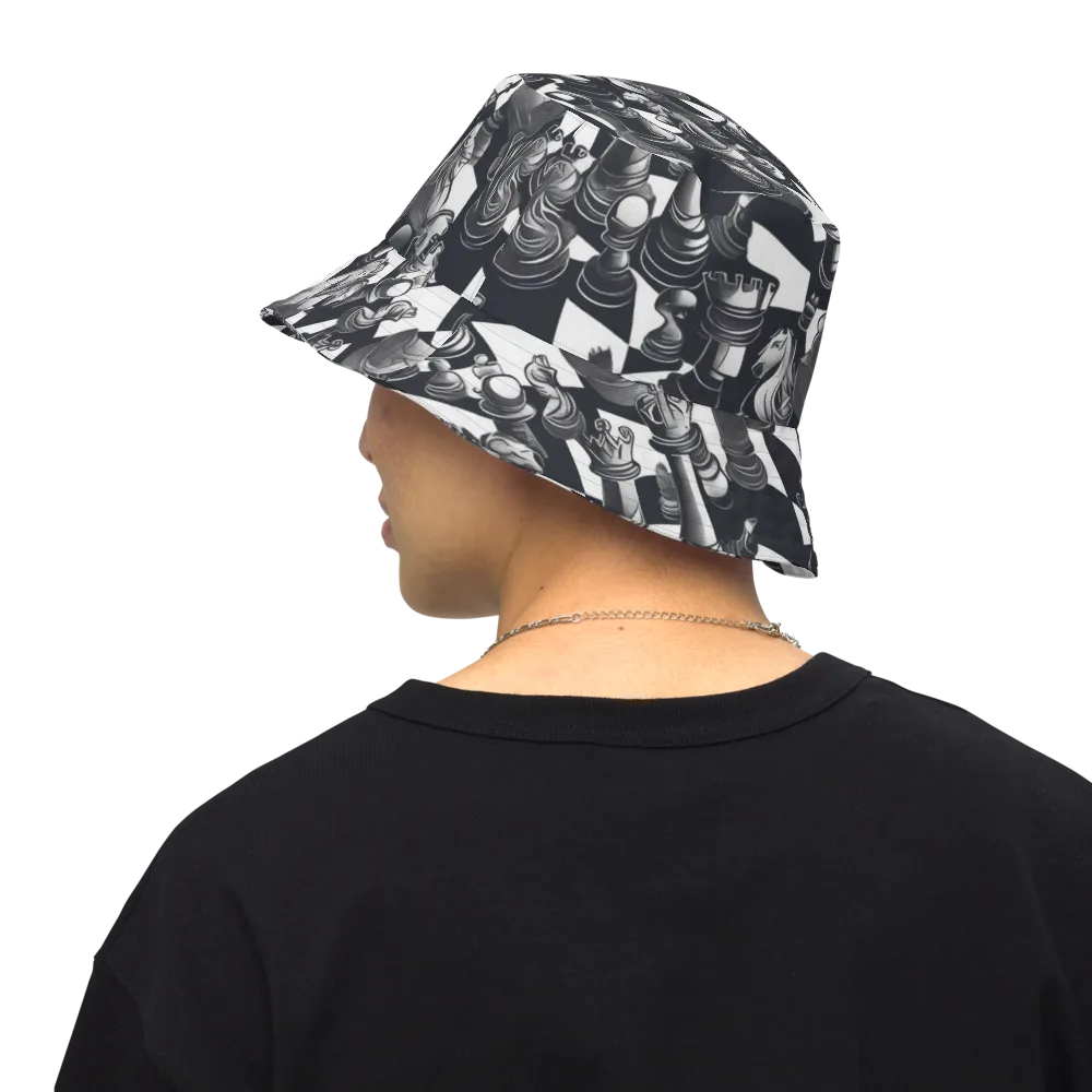 Midnight Gambit on Reversible Bucket Hat — Back Inside