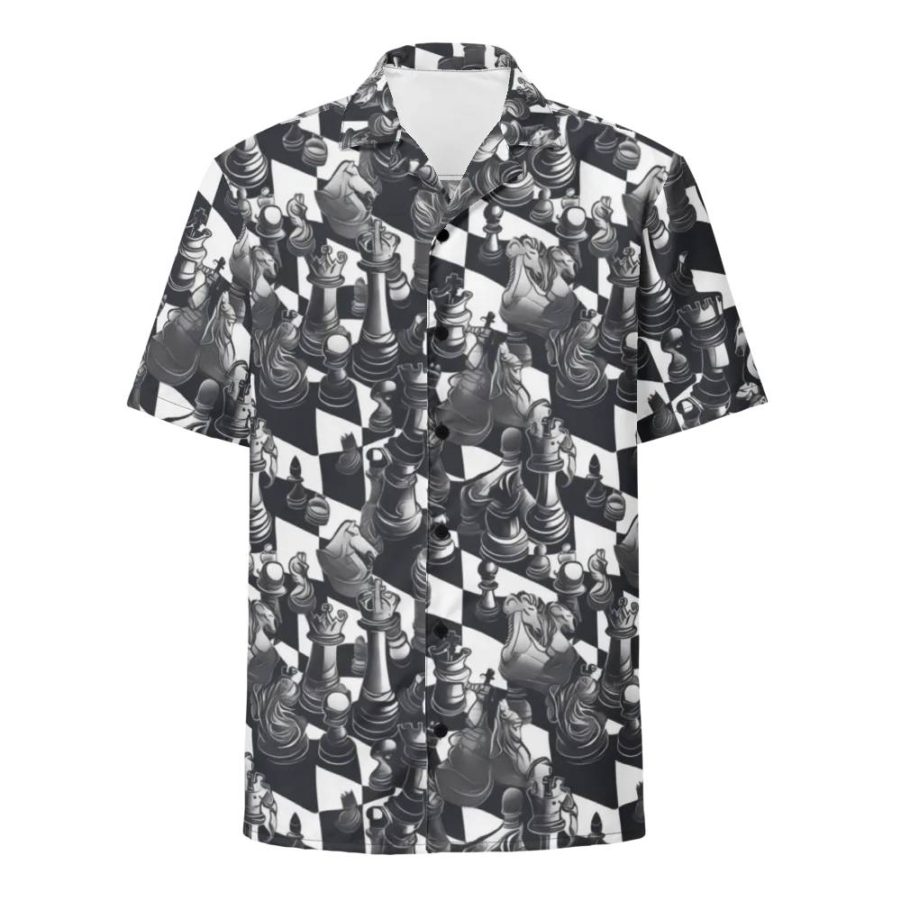 Midnight Gambit on Button Shirt — Front