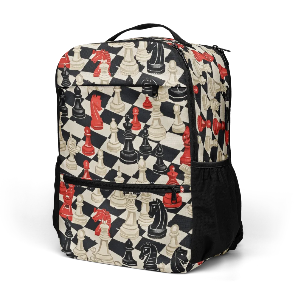 Gambit Rouge on Utility Backpack — Left Front
