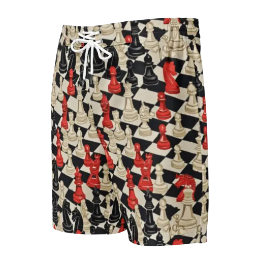 Gambit Rouge on a Men's Board Shorts