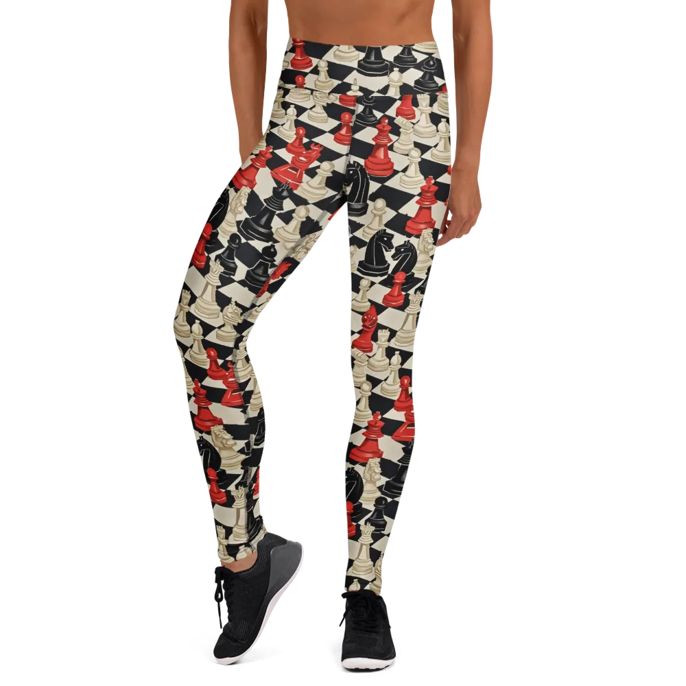 Gambit Rouge on Yoga Leggings — Front