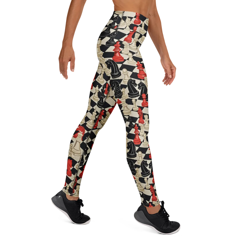 Gambit Rouge on Yoga Leggings — Right