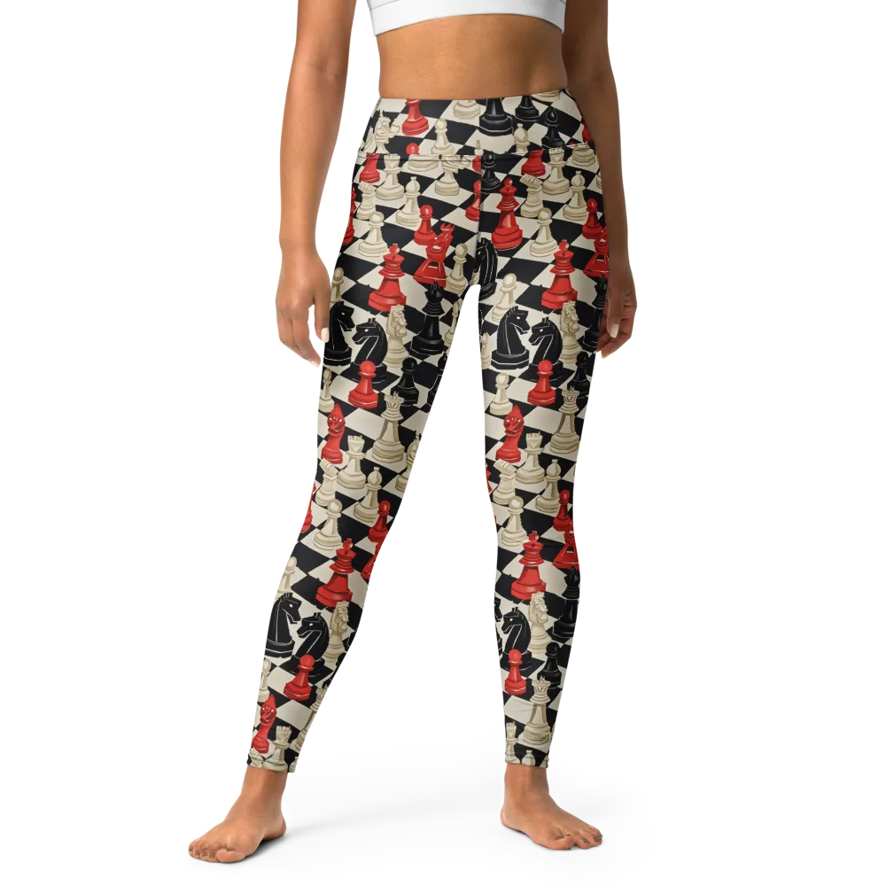 Gambit Rouge on Yoga Leggings — Front