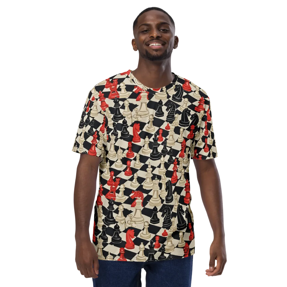 Gambit Rouge on Men's Crew Neck T-Shirt — Front
