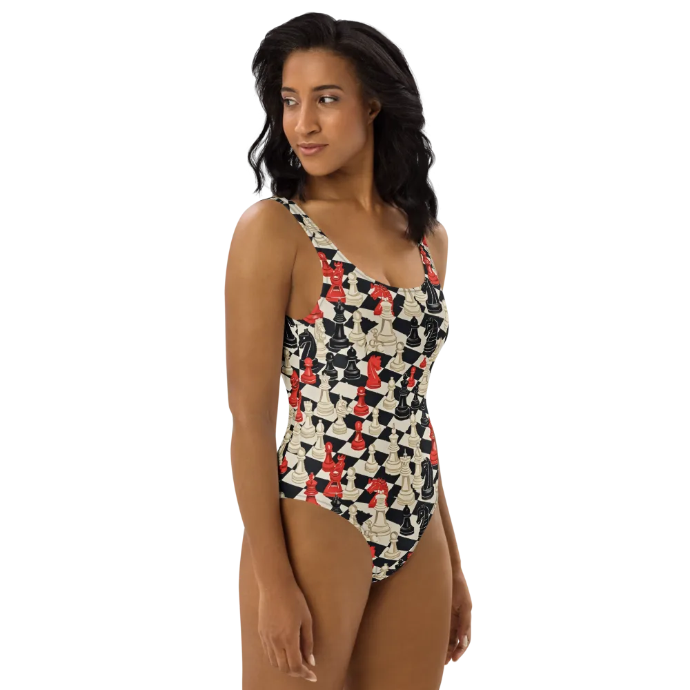 Gambit Rouge on One-Piece Swimsuit — Right