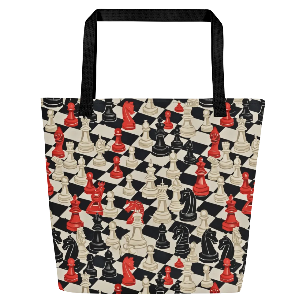 Gambit Rouge on Large Tote Bag W/ Pocket — Front