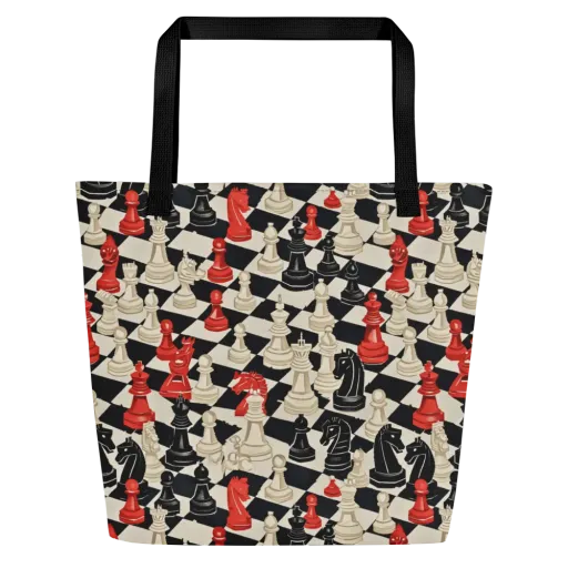 Gambit Rouge on a Large Tote Bag W/ Pocket