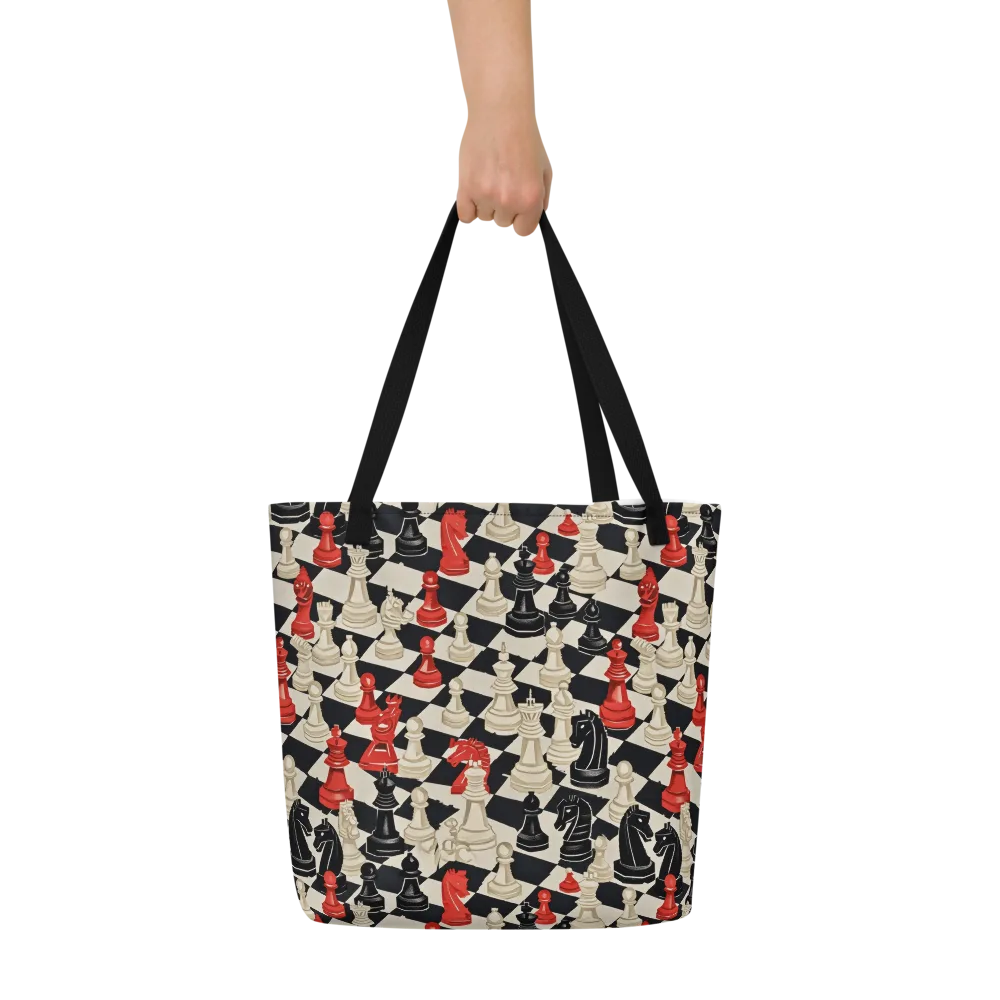 Gambit Rouge on Large Tote Bag W/ Pocket — Front