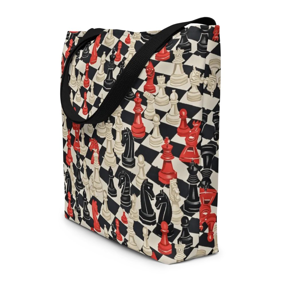 Gambit Rouge on Large Tote Bag W/ Pocket — Front