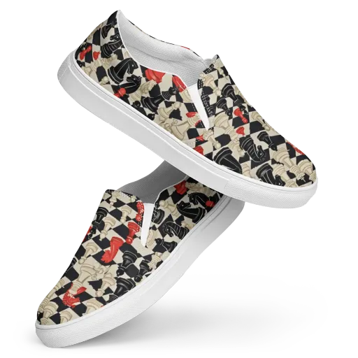 Gambit Rouge on a Women's Slip-On Canvas Shoes