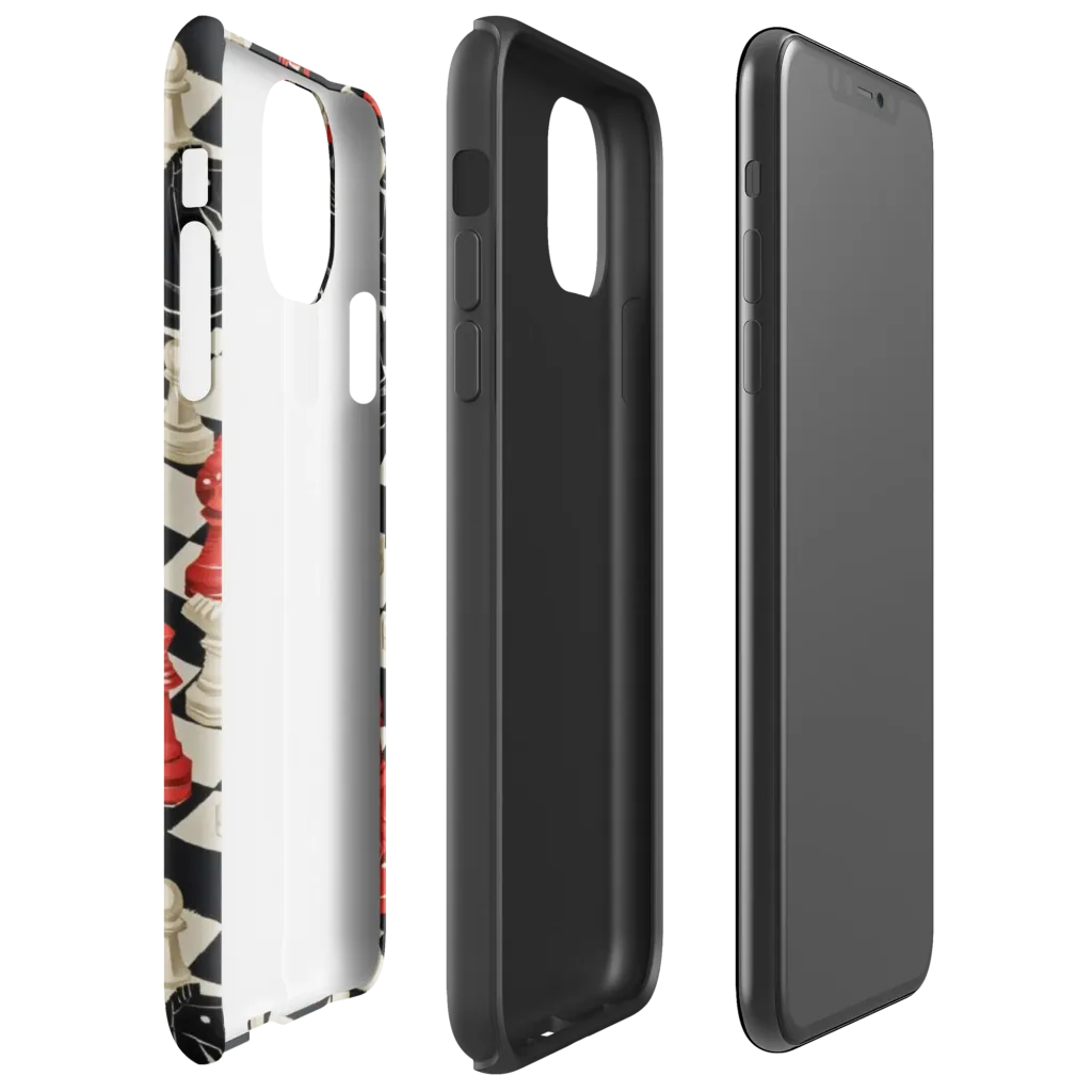 Gambit Rouge on Tough Case for iPhone® — Right