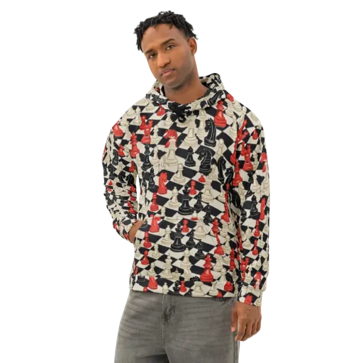 Gambit Rouge on a Cotton Hoodie