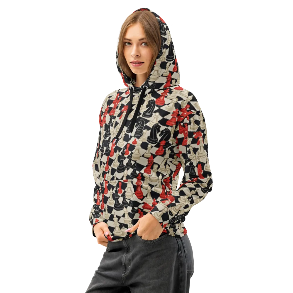 Gambit Rouge on Cotton Hoodie — Left Front