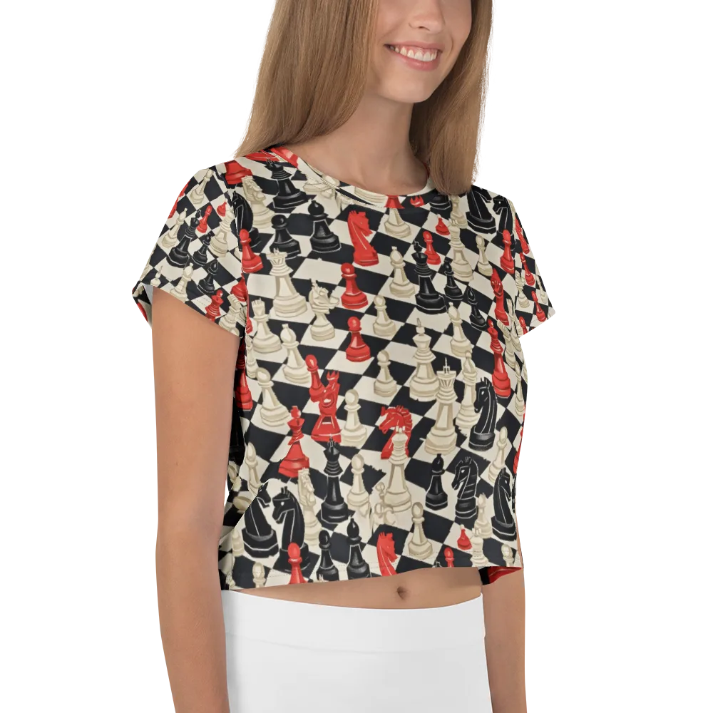 Gambit Rouge on Crop Tee — Right