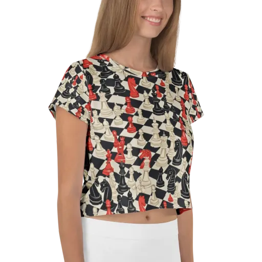Gambit Rouge on a Crop Tee