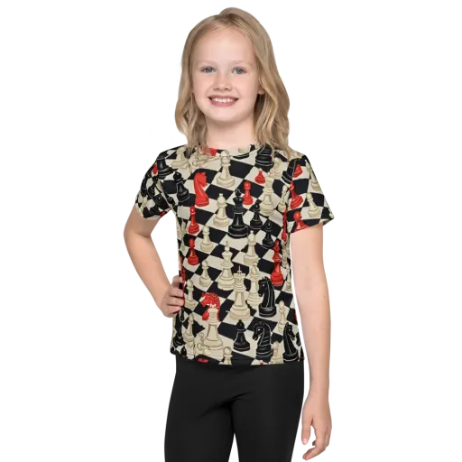 Gambit Rouge on a Kids Crew Neck T-Shirt
