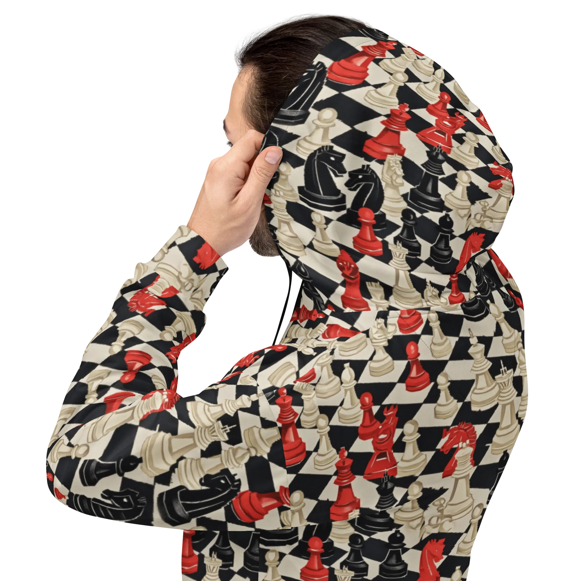 Gambit Rouge on Hoodie — Back