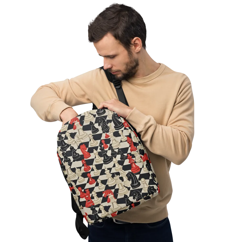 Gambit Rouge on Minimalist Backpack — Front