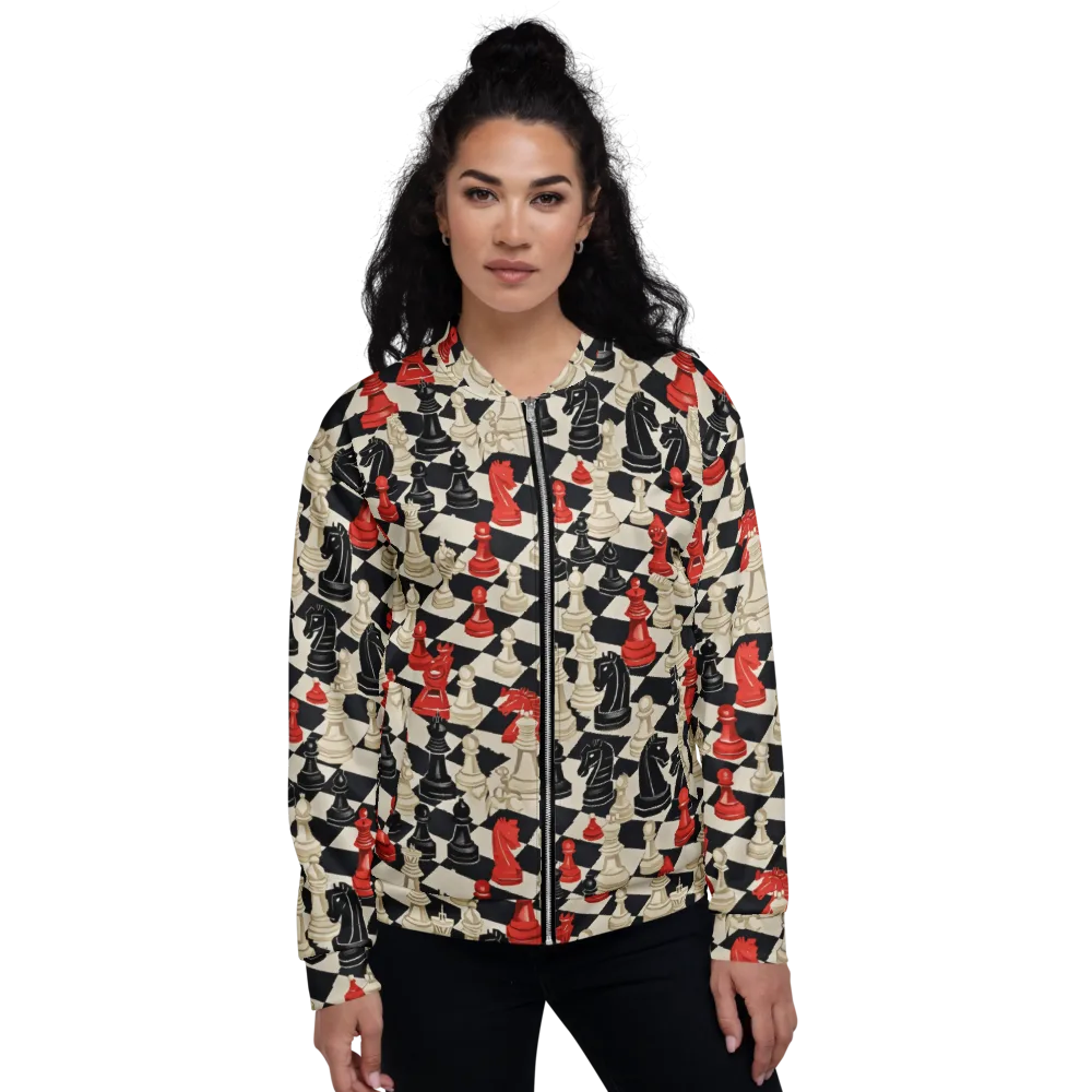 Gambit Rouge on Bomber Jacket — Front