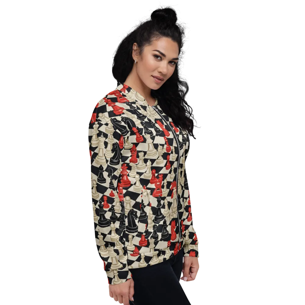 Gambit Rouge on Bomber Jacket — Right