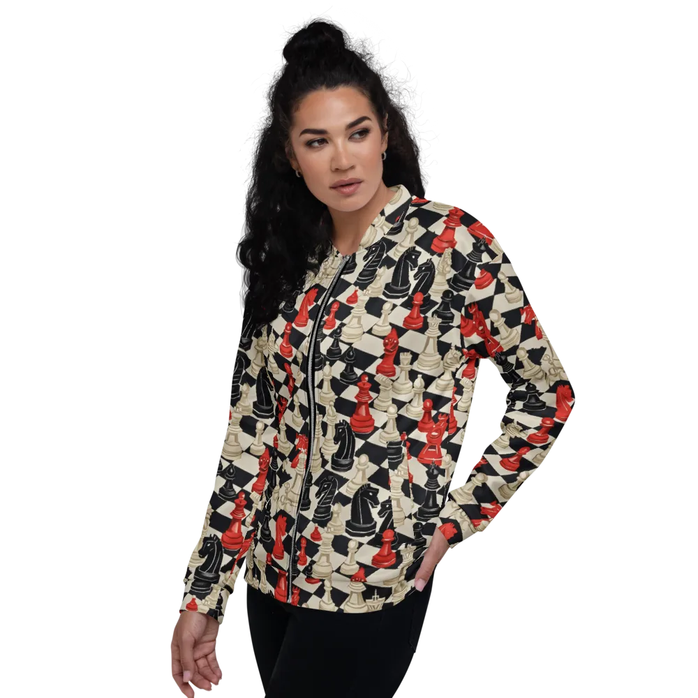 Gambit Rouge on Bomber Jacket — Left