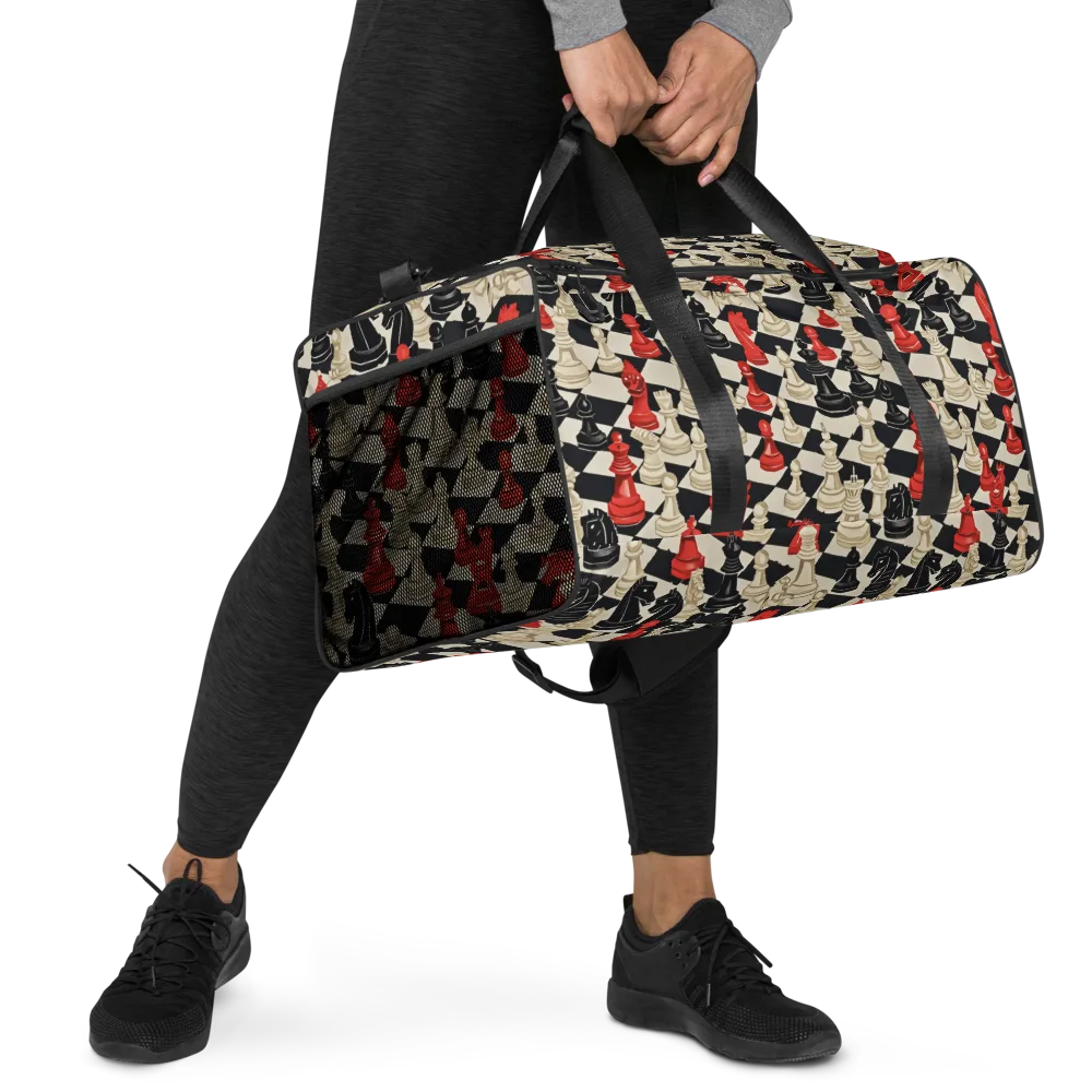 Gambit Rouge on Duffle Bag — Right Front