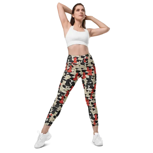 Gambit Rouge on a Leggings with Pockets