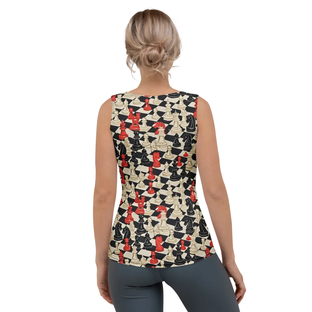 Gambit Rouge on Women's Tank Top — Back
