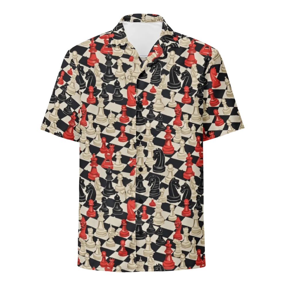 Gambit Rouge on Button Shirt — Front