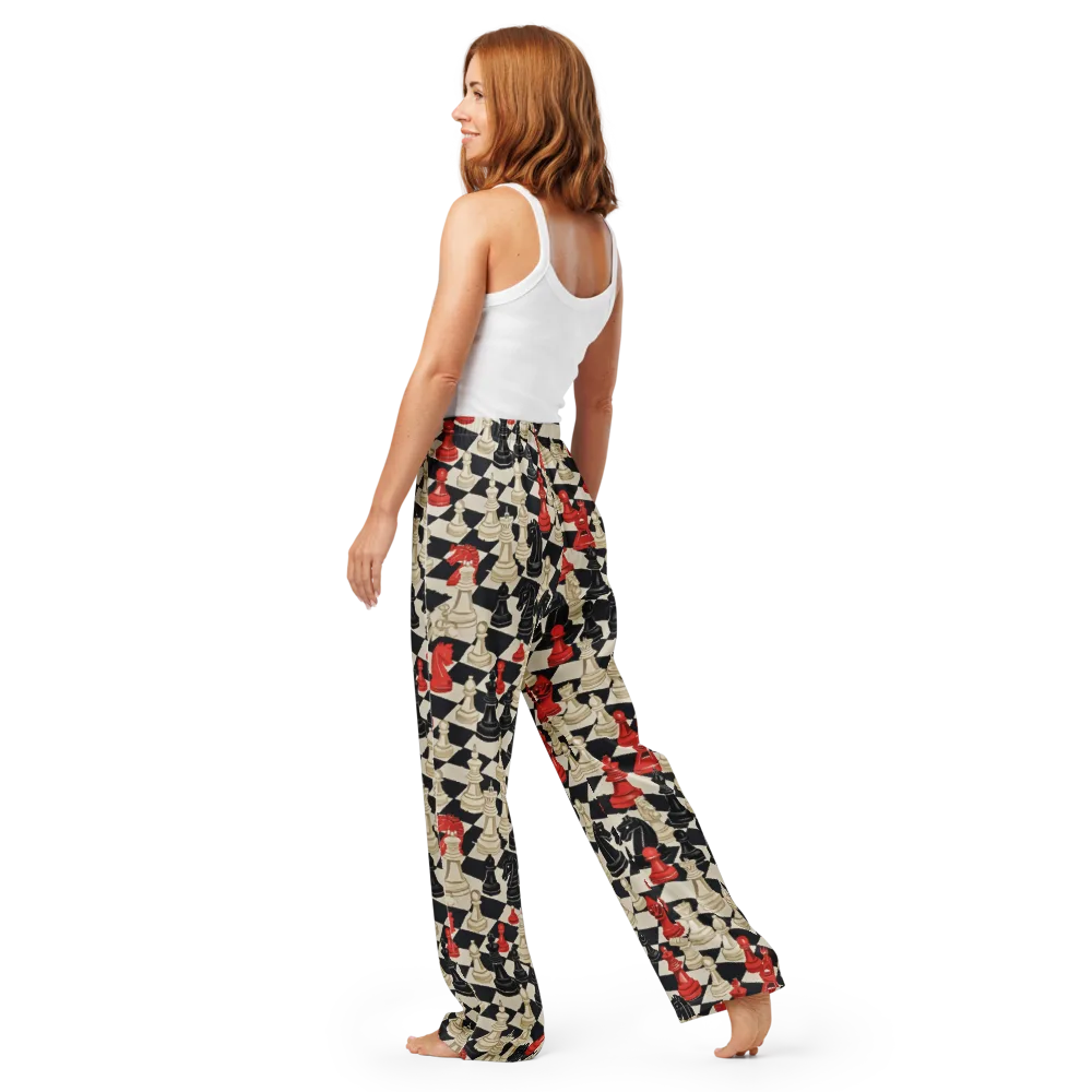 Gambit Rouge on Women's Pajama Pants — Back