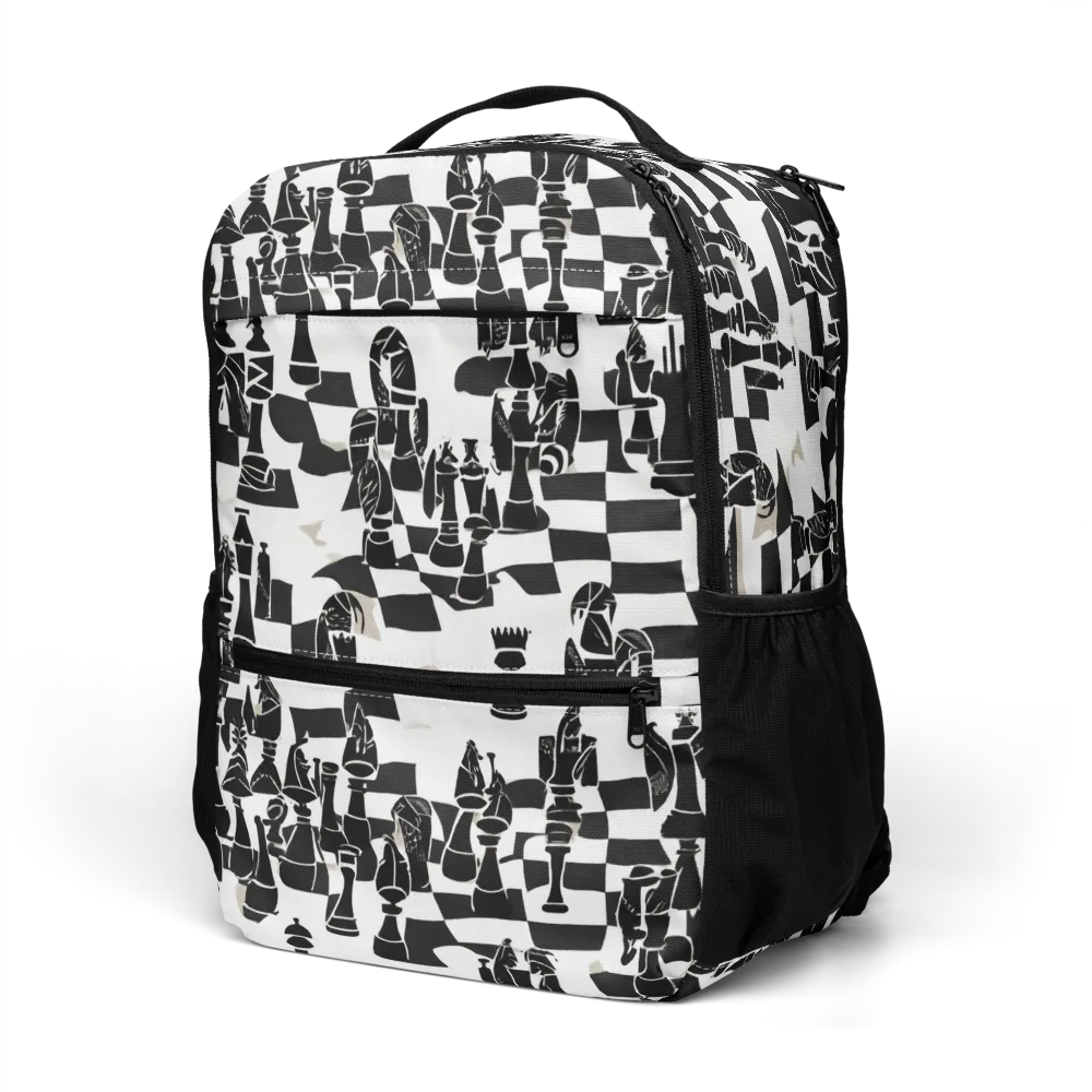 Black Queen on Utility Backpack — Left Front