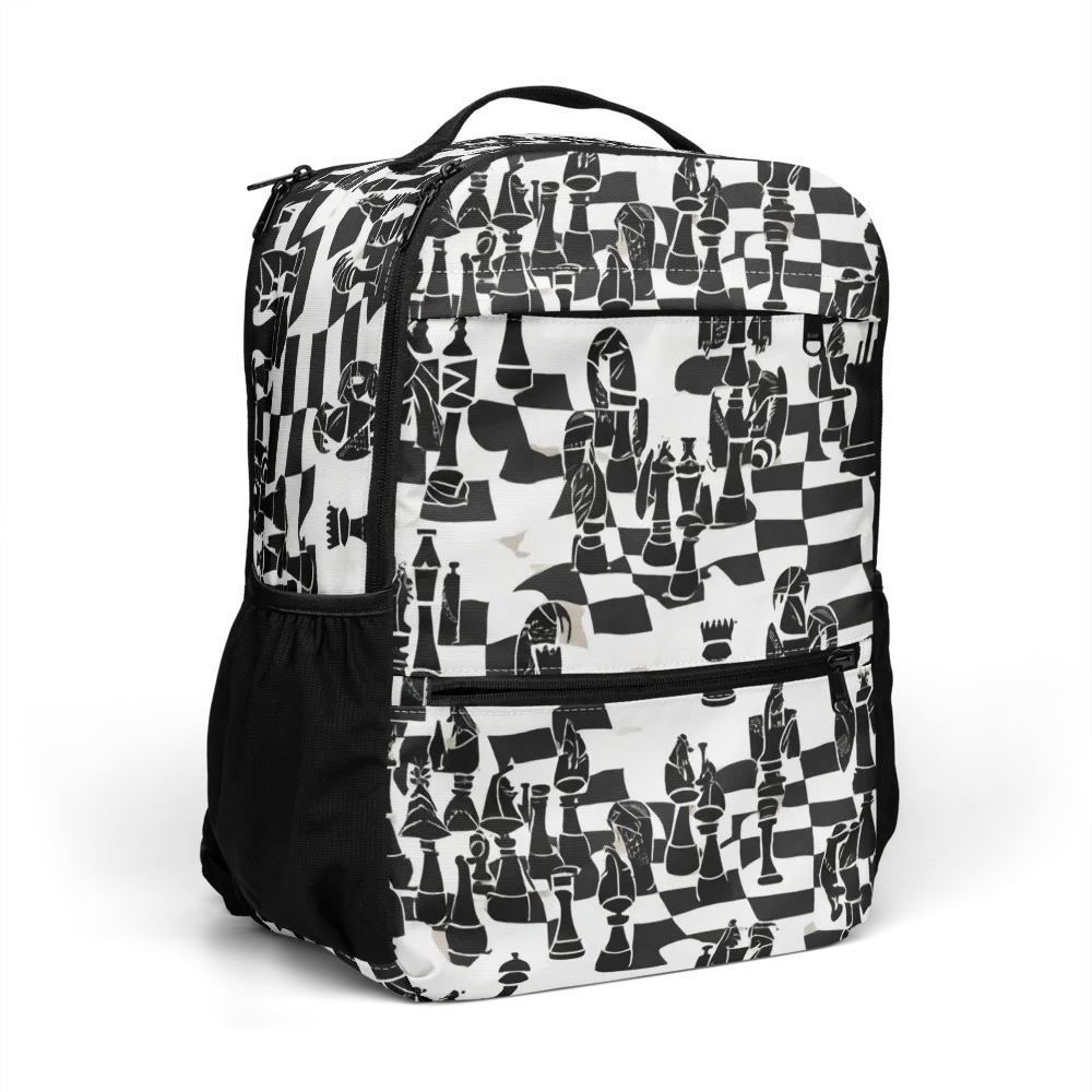 Black Queen on Utility Backpack — Right Front