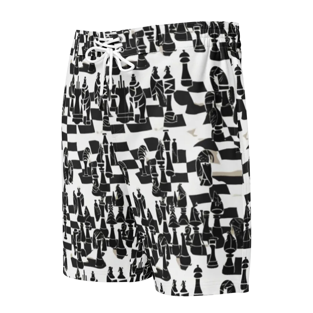 Black Queen on Men's Board Shorts — Front