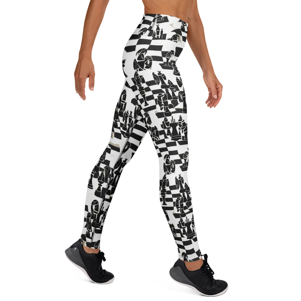 Black Queen on Yoga Leggings — Right