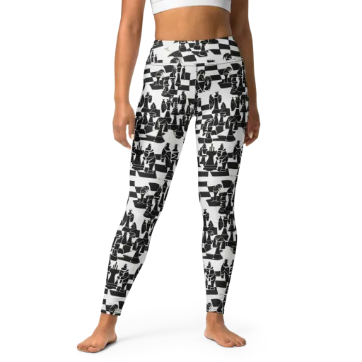Black Queen on a Yoga Leggings
