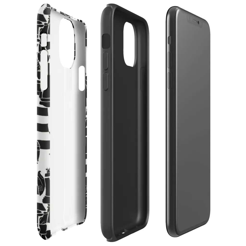 Black Queen on Tough Case for iPhone® — Right