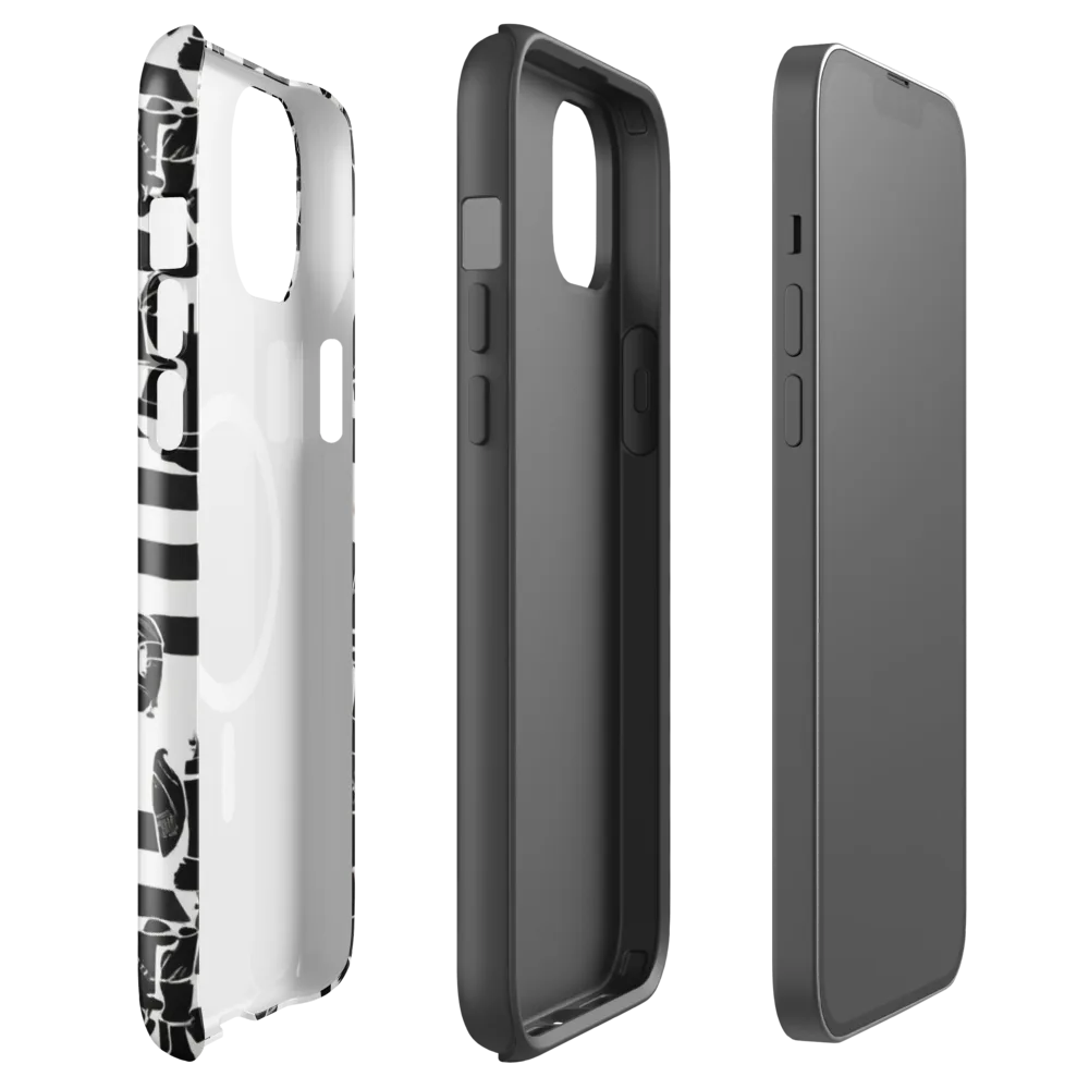 Black Queen on MagSafe Tough Case for iPhone® — Front